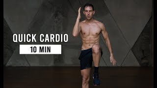 10 Min Quick Cardio Workout Fat Burning Home Workout No Equipment [upl. by Yerdna]