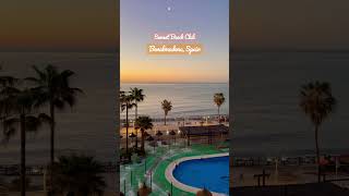 Sunset Beach Club Benalmadena Spain Balcony View [upl. by Androw]