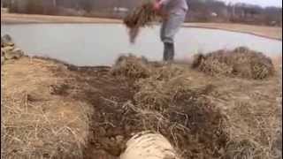 Farm pond dam repair  part 2 [upl. by Selyn122]