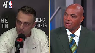 Inside the NBA reacts to Raptors Head Coach comments on officiating [upl. by Ilbert]