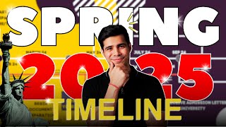 Spring 2025 Official Timeline  Yash Mittra [upl. by Ahsenev]