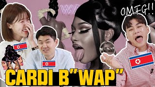 North Korean Defectors React To Cardi B WAP MV For The First Time [upl. by Shayna492]