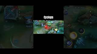 Cyclops mobilelegendsbangbang shortsfeed shortvideo mlbbhighlights subscribe mlbb shorts [upl. by Emlynn869]