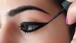 Wing Eyeliner लगाने का सही तरीका  How To Apply Perfect Winged Eyeliner for Beginners  Anaysa [upl. by Ateloj141]