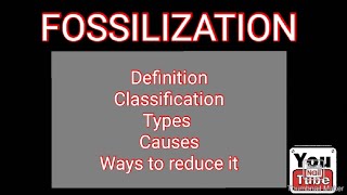 Fossilization in Linguistics  Interlanguage Theory  Linguistics [upl. by Chobot]