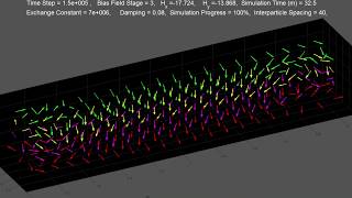 Matlab Micromagnetics Animations [upl. by Lindley]