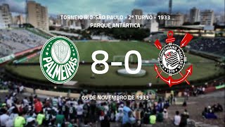 Palmeiras 80 Corinthians  REMASTERIZADO 1080p  Torneio RioSP 1933 [upl. by Weidar]