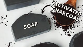 Activated Charcoal Soap Making  Simple Natural Cold Process Soap Recipe [upl. by Gensmer209]