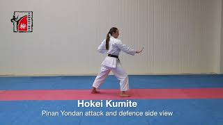 Hokei Kumite  Pinan Yondan [upl. by Attenej]