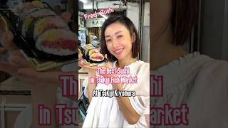 A Japanese lady shares the best Sushi in Tsukiji Fish Market [upl. by Caswell]