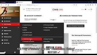 Cara mudah dapatkan resit transaksi Cimb Clicks 2020 [upl. by Brynn]