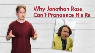 Why Jonathan Ross Cant Pronounce His Rs [upl. by Hagen]