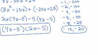 Factoring 12  Trinomials Part 5 [upl. by Northington]