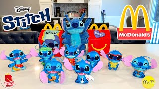 Disney STITCH McDonald’s Happy Meal Toys All 8 Toys February 2022 [upl. by Aicilaf]