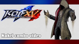 KoF XV Kukri combo video [upl. by Yorgo]