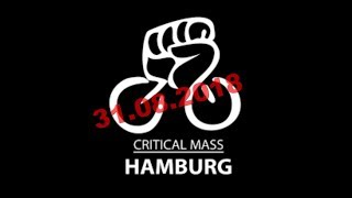 Critical Mass Hamburg 31 August 2018 [upl. by Desiri]