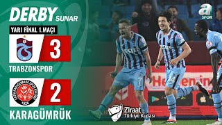 Trabzonspor 32 Karagümrük MAÇ ÖZETİ Ziraat Türkiye Kupası Yarı Final 1 Maçı  24042024 [upl. by Boles]