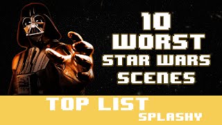 10 Worst Star Wars Scenes [upl. by Nerahs]