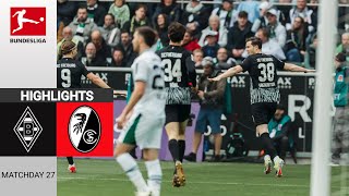 Borussia MGladbach  Freiburg  03  Zusammenfassung  Bundesliga 202324 [upl. by Anirehs730]