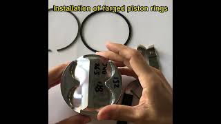 Piston Ring Installation Tutorial [upl. by Orips]