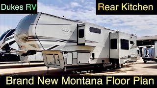 New Montana Floor Plan  2023 Keystone Montana 3901RK Rear Kitchen  Full Time Rated [upl. by Gentry901]