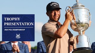 Trophy Presentation  2024 PGA Championship [upl. by Budd844]