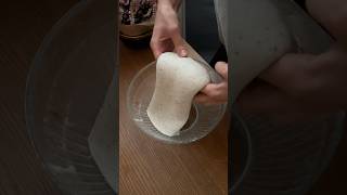 Sourdough bread🤍 coil dold technique 🫱🏻🫲🏻 gluten development 🤍asmrsourdoughbreadbreadmaking [upl. by Ailliw]