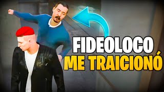 FIDEO LOCO ME TRAICIONA  GTA5 RP [upl. by Nylareg302]