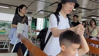 Travel Walker Vlog Hong Kong  From Tsim Sha Tsui Star Ferry to Central side [upl. by Renrut]