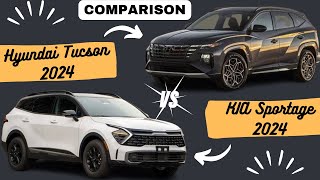 Hyundai Tucson 2024 vs Kia Sportage 2024 Specs Comparison [upl. by Plato208]