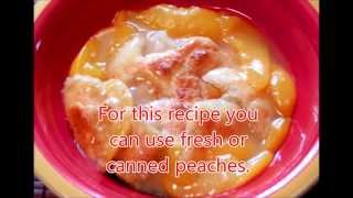 Easy Peach Cobbler Recipe [upl. by Jasen941]