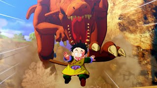 Gohan Runs From a Dinosaur Cutscene  Dragon Ball Z Kakarot PS5 4K 60FPS No Commentary [upl. by Anilev557]