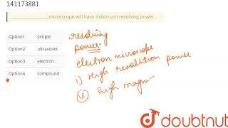 microscope will have maximum resolving power  12  INTERFERENCE AND DIFFRACT [upl. by Pubilis336]