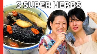 Black Chicken Soup Mom’s Chinese Herbal Recipe  5 Ingredients [upl. by Sharyl]