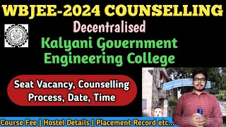 Kalyani Govt Engg College Decentralised Counselling wbjee2024 kgec decentralisedcounselling [upl. by Fry]