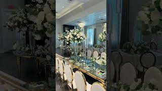 Classic amp Chic Wedding Reception Design With Floral Arches  Royal Luxury Events [upl. by Newg709]