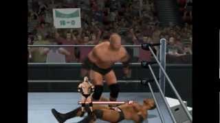 WWE SmackDown vs Raw 2011 PS2 Goldberg Mod Bill Goldberg Destroys The Rock [upl. by Devina816]