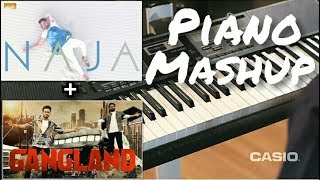 Naja  Gangland  Remix  Piano Cover  Latest Punjabi Songs 2017 [upl. by Nnahs582]