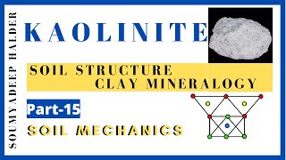 KAOLINITE CLAY MINERALS II Soil Structure amp Clay Mineralogy II Soil Mechanics II Soumyadeep Halder [upl. by Tymes906]