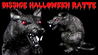 Vorsicht  Riesige bissige Halloween Ratte  Creepy Horror Prop [upl. by Ahsyek]