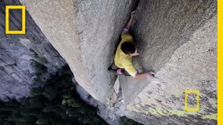 Bonus Free Soloing with Alex Honnold  Nat Geo Live [upl. by Rhoads]