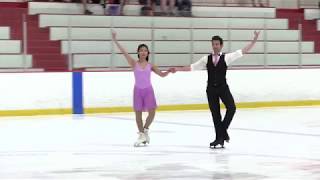 Willow Waltz Ice Dance  ISI Worlds Boston 2018 [upl. by Ardnala]