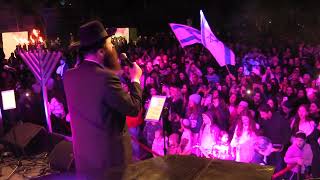 067 Menorah lighting amp Hanukah Prayers Maoz Tsur sung by Shlomo of Zusha hasidic folksoul band [upl. by Hujsak]