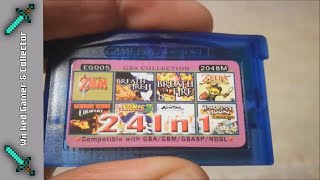 EG005  GBA Multi Cart  24 in 1  amp Zelda amp Sonic Collection and much more [upl. by Zetroc]