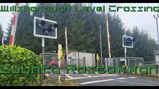 Willsborough Level Crossing County Roscommon [upl. by Riancho]