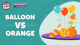 Pop Balloons with Orange Peels  Balloons Vs Orange  Easy Science Experiments at home  BYJUS [upl. by Adnoraj400]