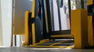 Wheelchair lift guard 2 [upl. by Einnus]