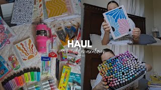 Haul de mi material escolar 2024  Liaal [upl. by Strander]