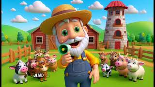 Old MacDonald Had a Fun Farm of Animal Noises Learn Sounds from Farmyard with Catchy Nursery Rhymes [upl. by Thamora]