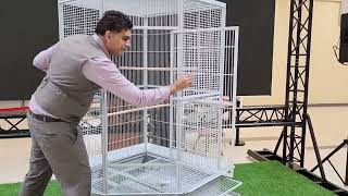 MBS Corner Bird Cage birdcare pets birdlovers birdcage petaccessory pets birds [upl. by Lowson]